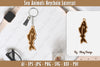 Keychain Sea Animals Laser Cut SVG Bundle