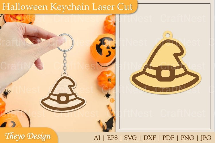 Halloween Keychain SVG Bundle