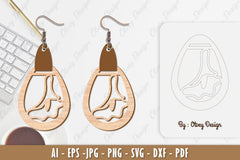 Flower Earring SVG Bundle 62 - CraftNest - Digital Crafting and Art