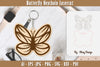 Butterfly Keychain Lasercut SVG Bundle