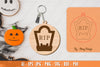 Halloween Keychain Laser Cut SVG Bundle