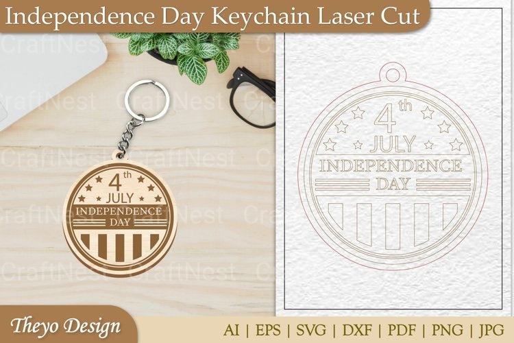USA Keychain SVG Bundle