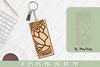 Flower Keychain Laser Cut SVG Bundle