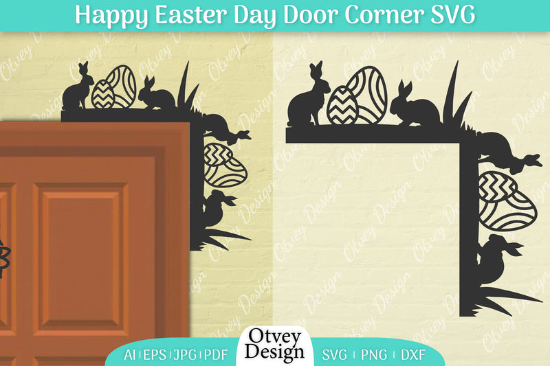 Easter Door Corner SVG Bundle 3 - CraftNest - Digital Crafting and Art