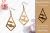 Sea Animals Earrings Laser Cut SVG Bundle