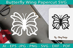 Butterfly Papercut SVG Bundle 3 - CraftNest - Digital Crafting and Art