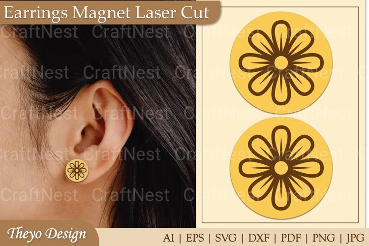 Earrings Magnet SVG Bundle
