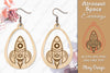 Astronaut Space Keychain Earring SVG Bundle