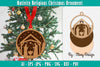 Nativity Religious Christmas Ornament SVG Bundle