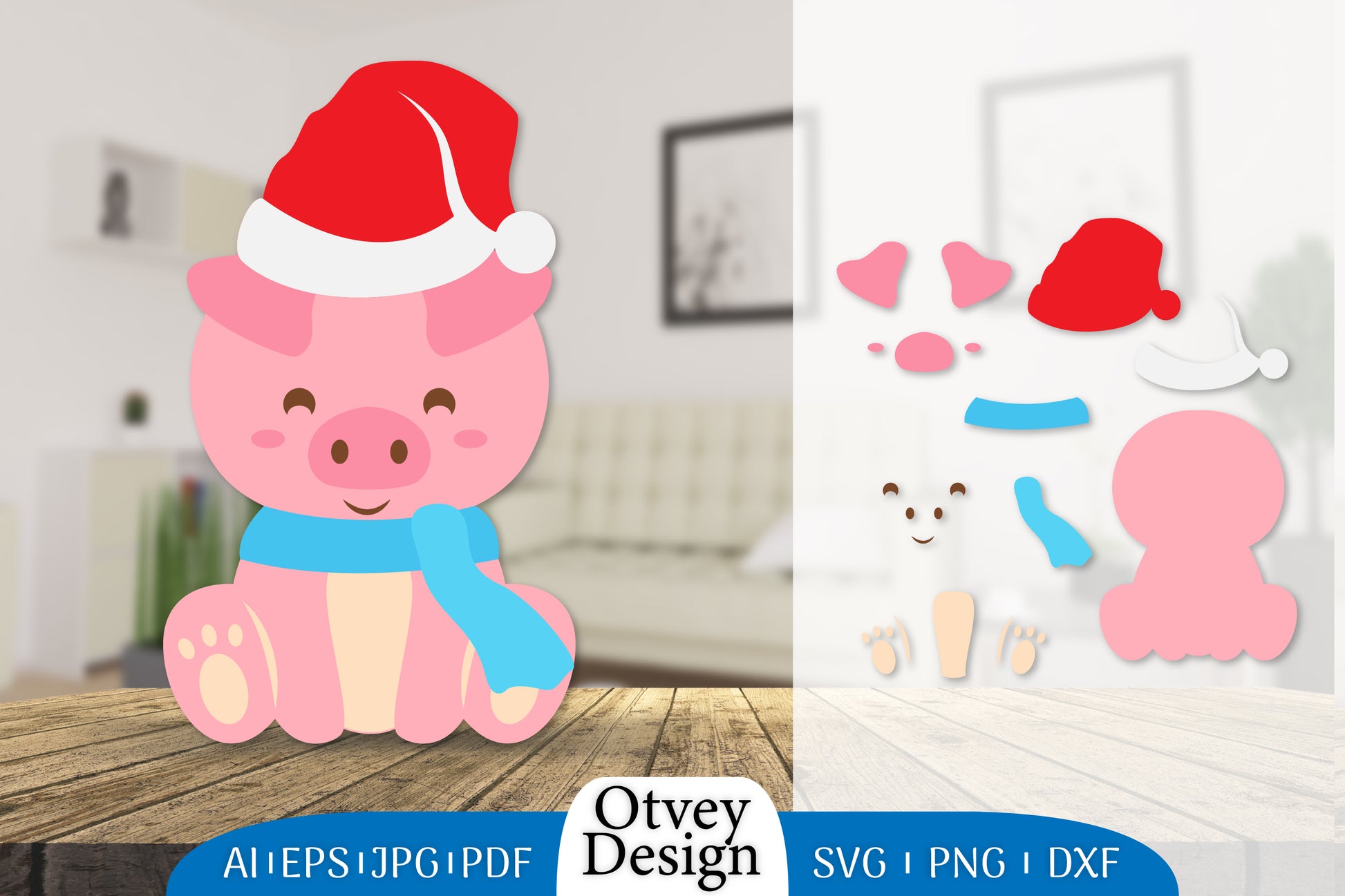 Animals Christmas SVG Bundle 2 - CraftNest - Digital Crafting and Art