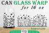 Blooming Wildflowers Can Glass 16 OZ SVG Bundle