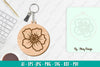 Flower Keychain SVG Bundle