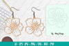 Flower Earring SVG Bundle