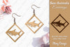 Sea Animals Earrings Laser Cut SVG Bundle