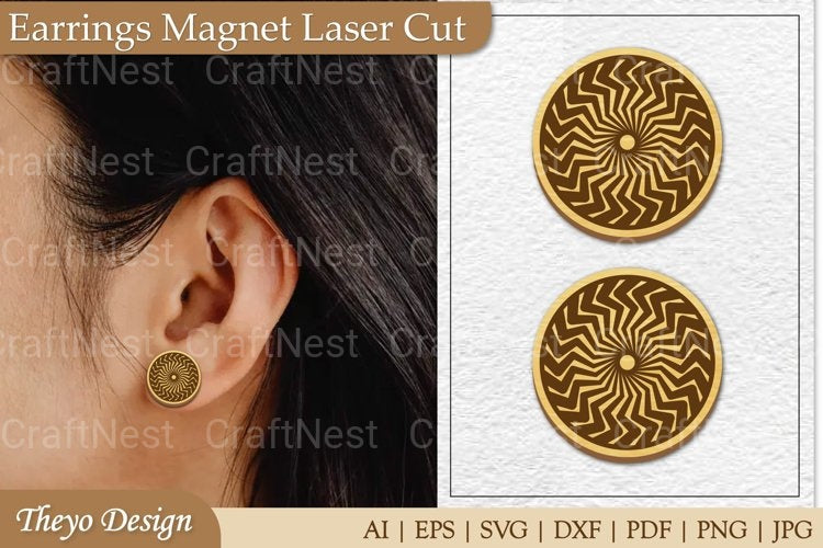 Earrings Magnet SVG Bundle