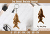 Keychain Sea Animals Laser Cut SVG Bundle