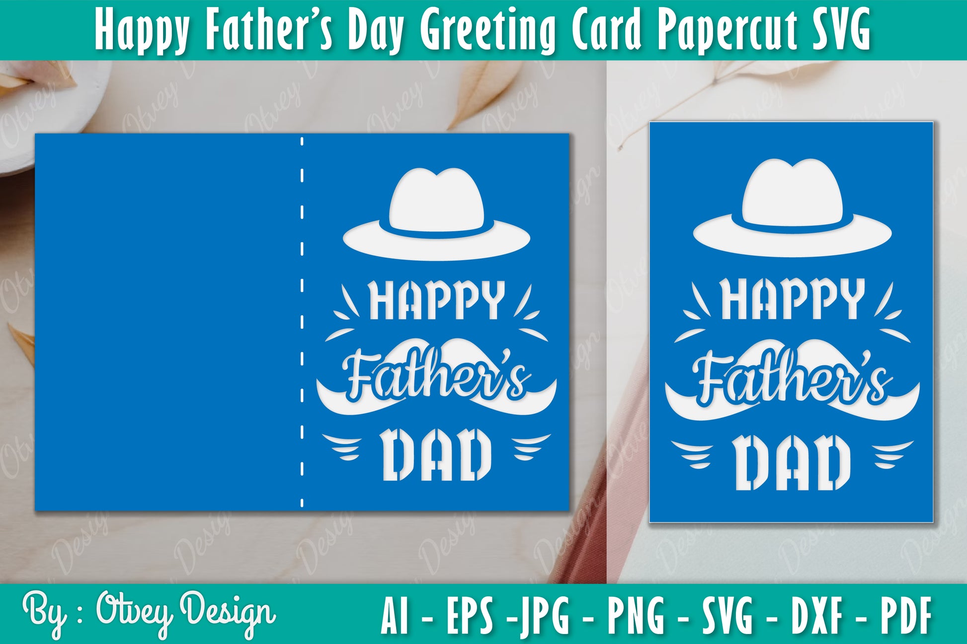 Greeting Happy Father's Day SVG Bundle 1 - CraftNest - Digital Crafting and Art