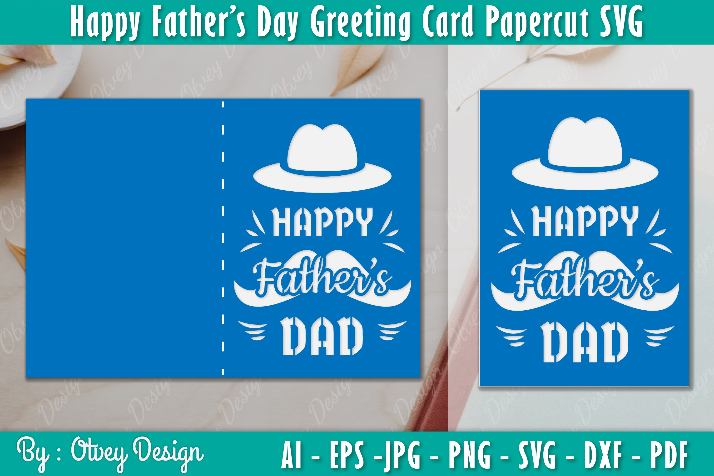 Greeting Happy Father's Day SVG Bundle 1 - CraftNest - Digital Crafting and Art