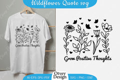 Wildflowers Quote Motivational Sayings SVG Bundle 3 - CraftNest - Digital Crafting and Art