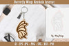 Butterfly Keychain Lasercut SVG Bundle