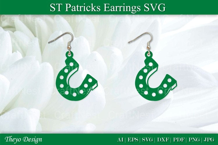 St Patrick's Day Earrings SVG Bundle