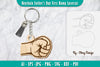 Father's Day First Bump Keychain SVG Bundle