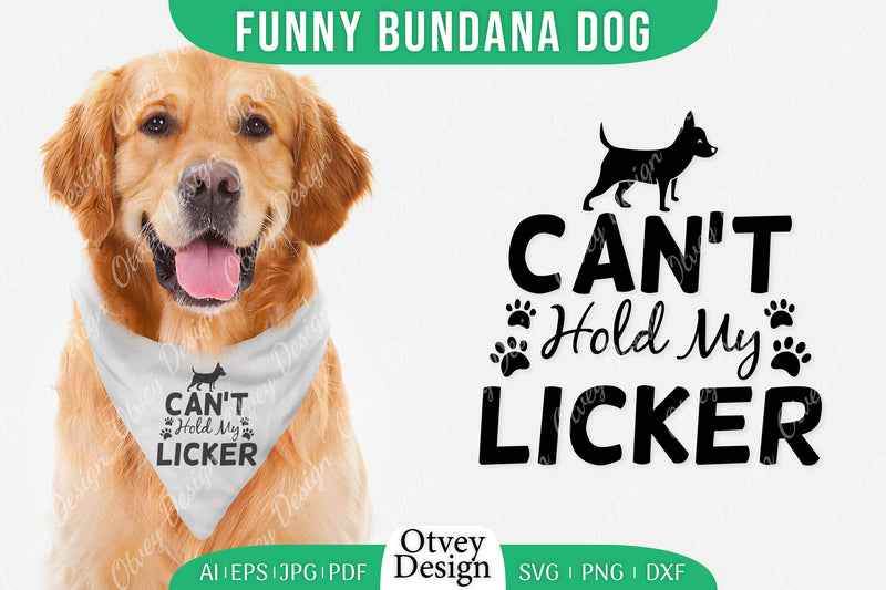 Funny Dog Bandana SVG Bundle 3 - CraftNest - Digital Crafting and Art