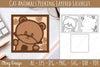 Animals Peeking Layered Lasercut SVG Bundle