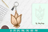 Flower Keychain SVG Bundle