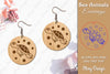 Sea Animals Earrings Laser Cut SVG Bundle