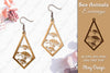 Sea Animals Earrings Laser Cut SVG Bundle