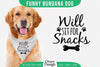 Funny Dog Bandana SVG Bundle