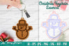 Christmas Keychain Lasercut SVG Bundle