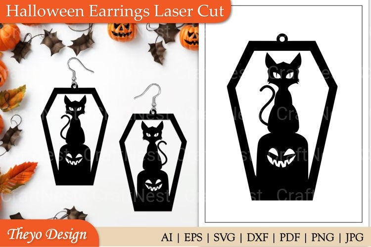 Halloween Earrings: Spooky SVG Bundles