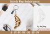 Butterfly Keychain Lasercut SVG Bundle