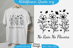 Wildflowers Quote Motivational Sayings SVG Bundle 4 - CraftNest - Digital Crafting and Art