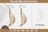 Butterfly Earring Lasercut SVG Bundle