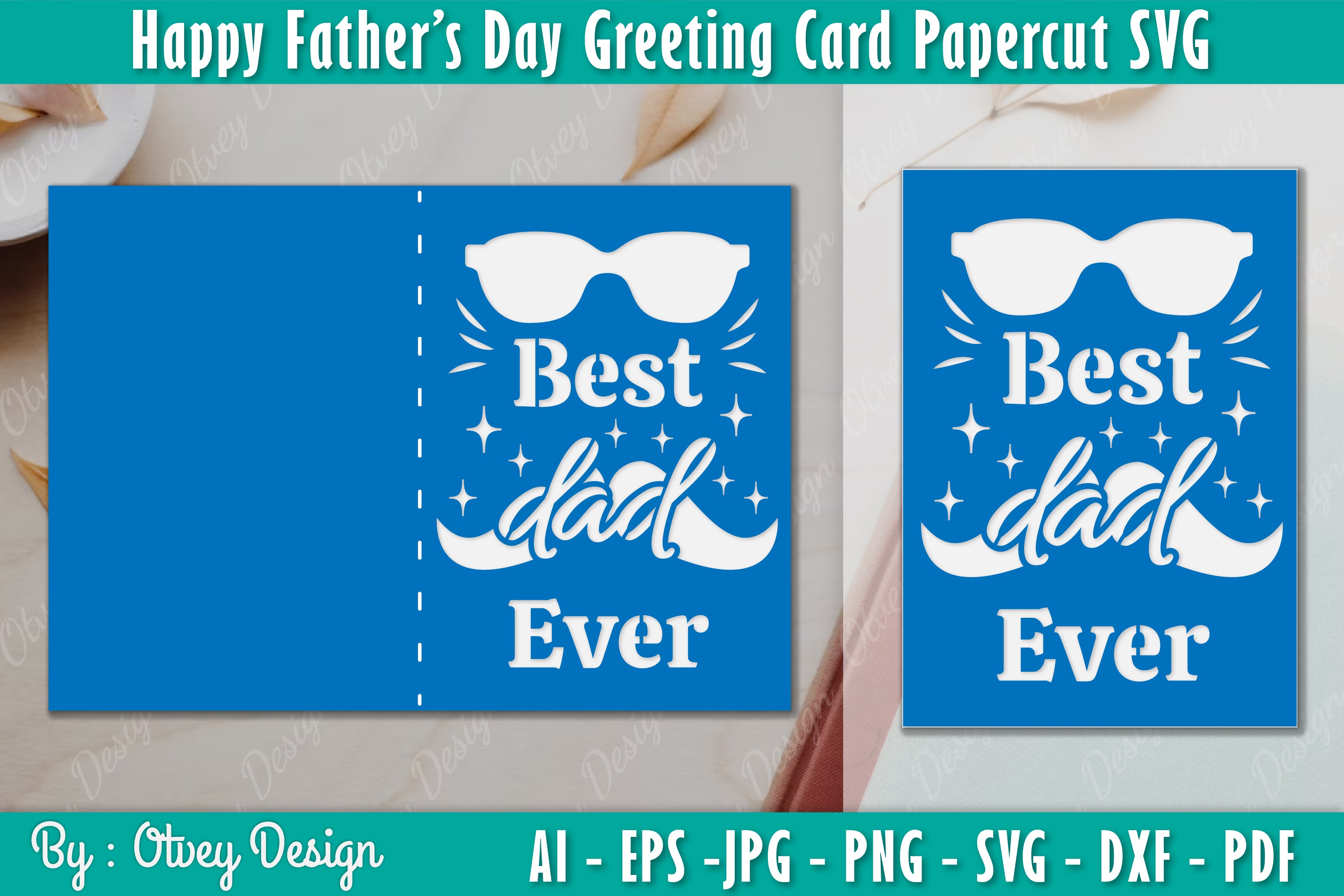 Greeting Happy Father's Day SVG Bundle 2 - CraftNest - Digital Crafting and Art