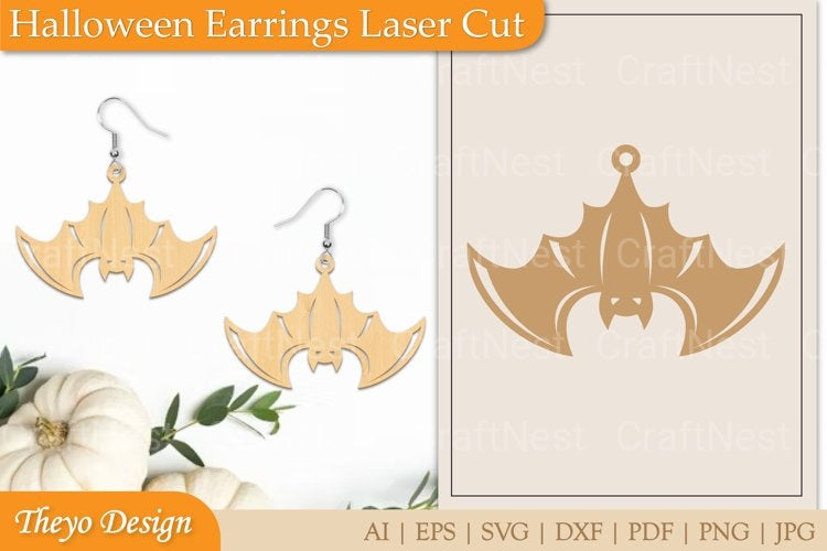 Halloween Earrings SVG Bundle