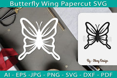 Butterfly Papercut SVG Bundle 4 - CraftNest - Digital Crafting and Art