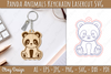 Panda Animal Keychain SVG Bundle