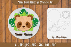 Baby Name Sign SVG Laser Cut Bundle 5 - CraftNest - Digital Crafting and Art