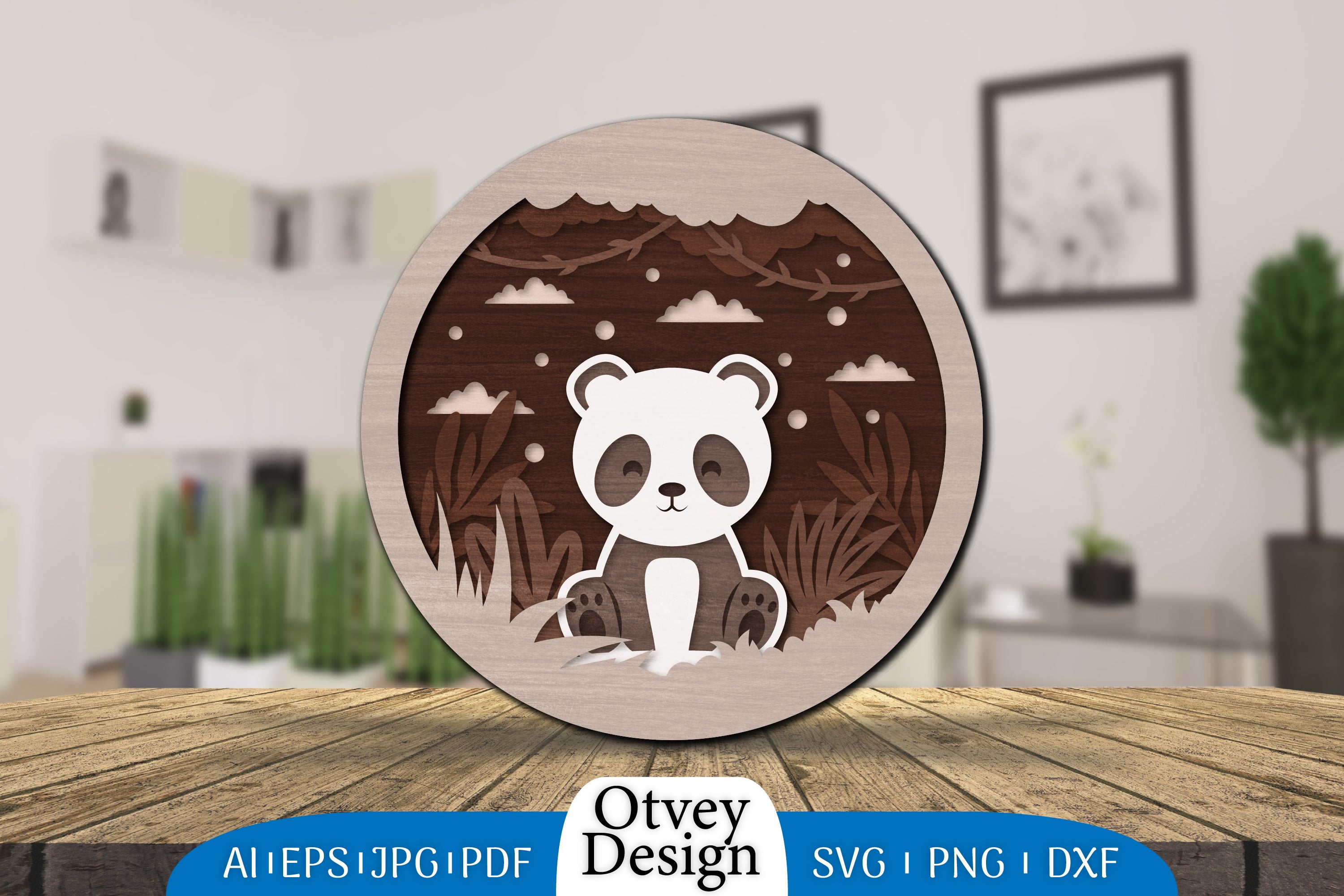 3D Layered Animals Lasercut SVG Bundle 3 - CraftNest - Digital Crafting and Art