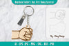 Father's Day First Bump Keychain SVG Bundle