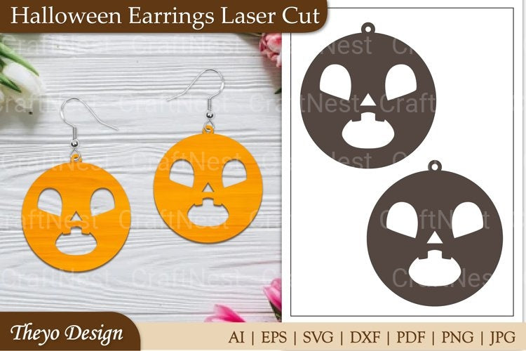 Halloween Earrings: Spooky SVG Bundles