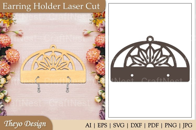 Earrings Holder SVG Bundle