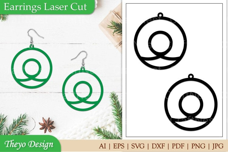 Earrings Laser Cut SVG Bundle