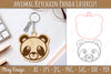 Head Animals Keychain SVG Bundle