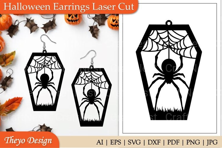 Halloween Earrings SVG Bundle Collection