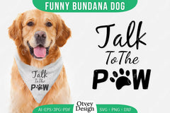 Funny Dog Bandana SVG Bundle 6 - CraftNest - Digital Crafting and Art